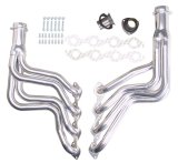 Hedman Elite Extreme-Duty Headers 68198 Headers, Extreme-Duty, Long Tube, Steel, Matte Silver Ceramic Coated, Chevy, Big Block, Pair thumbnail 9