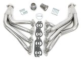 Hedman Street Headers 68096 Headers, Street, Long Tube, Steel, Silver Ceramic Coated, Chevy, 396, 427, 454, Pair thumbnail 1