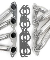 Hedman Street Headers 68096 Headers, Street, Long Tube, Steel, Silver Ceramic Coated, Chevy, 396, 427, 454, Pair thumbnail 4