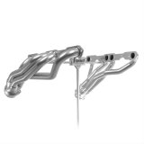 Hedman Elite Extreme-Duty Headers 68608 Headers, Extreme-Duty, Mid-Length, Steel, Silver Ceramic Coated, Chevy Small Block, Pair thumbnail 6