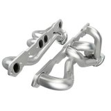 Hedman Elite Extreme-Duty Headers 68608 Headers, Extreme-Duty, Mid-Length, Steel, Silver Ceramic Coated, Chevy Small Block, Pair thumbnail 8