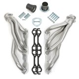 Hedman Elite Extreme-Duty Headers 68608 Headers, Extreme-Duty, Mid-Length, Steel, Silver Ceramic Coated, Chevy Small Block, Pair thumbnail 9