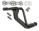 Hedman Elite Extreme-Duty Headers 63890 Headers, Extreme-Duty, Long Tube, Steel, Black Ceramic Coated, Chevy, GMC, 305, 350, 400, Pair thumbnail 1