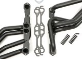 Hedman Elite Extreme-Duty Headers 63890 Headers, Extreme-Duty, Long Tube, Steel, Black Ceramic Coated, Chevy, GMC, 305, 350, 400, Pair thumbnail 2
