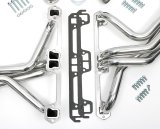Hedman Street Headers 99206 Headers, Street, Long Tube, Steel, Silver Ceramic Coated, Jeep, 304, Pair thumbnail 1