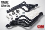 Hedman Elite Extreme-Duty Headers 58158 Headers, Extreme-Duty, Long Tube, Steel, Silver Ceramic Coated, Oldsmobile, Pair thumbnail 8
