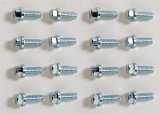 Hedman Hedder Bolts 09000 Header Bolts, Bolt Kit, Header, 3/8-16 x 0.750 in., Zinc Plated, Hex, 16 pc. thumbnail 1