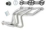 Hedman Elite Extreme-Duty Headers 68298 Headers, Extreme-Duty, Long Tube, Steel, Silver Ceramic Coated, Chevy, Small Block, Pair thumbnail 2