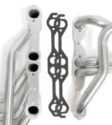 Hedman Elite Extreme-Duty Headers 68298 Headers, Extreme-Duty, Long Tube, Steel, Silver Ceramic Coated, Chevy, Small Block, Pair thumbnail 5