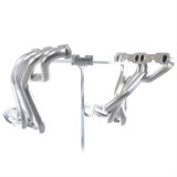 Hedman Elite Extreme-Duty Headers 68298 Headers, Extreme-Duty, Long Tube, Steel, Silver Ceramic Coated, Chevy, Small Block, Pair thumbnail 6