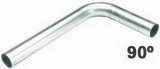 Hedman 90 Degree Mandrel Bends 2.25 Inch Steel Exhaust Pipe 12016 Tubing, Degree, Bend, 2 1/4 in. Diameter, 3 3/8 in. Radius, 18-Gauge, Steel, Each thumbnail 3