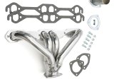 Hedman Traditional Block Hugger Headers for 1923-1949 STREET ROD - 68406 Headers, Traditional, Hugger, Steel, Silver Ceramic Coated, Chevy, Small Block, Pair thumbnail 6