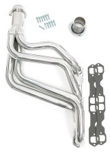 Hedman Street Headers 66104 Headers, Street, Long Tube, Steel, Silver Ceramic Coated, Chevy, Small Block, Pair thumbnail 5
