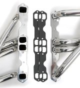 Hedman Street Headers for 1967-1969 CAMARO, 1968 CHEVY II, 1970-1974 NOVA - 66003 Headers, Street, Long Tube, Steel, Silver Ceramic Coated, Chevy, Small Block, Pair thumbnail 5