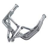 Hedman Street Headers for 1967-1969 CAMARO, 1968 CHEVY II, 1970-1974 NOVA - 66003 Headers, Street, Long Tube, Steel, Silver Ceramic Coated, Chevy, Small Block, Pair thumbnail 7