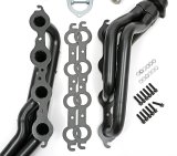 Hedman Hot Rodz Engine Swap Headers 69040 Headers, Swap, Mid-Length, Steel, Temporary Paint, Chevrolet, GMC, Isuzu, Pair thumbnail 2