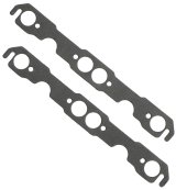 Hedman Header Gaskets 27500 Exhaust Gaskets, Header, High-Temperature, Round Port, Chevy, Small Block, Pair thumbnail 3