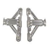 Hedman Traditional Block Hugger Headers for 1967-1982 LAND CRUISER, 1923-1954 STREET ROD - 68366 Headers, Traditional, Hugger, Steel, Silver Ceramic Coated, Toyota, Small Chevy, Pair thumbnail 4