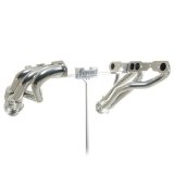 Hedman Street Headers 68606 Headers, Street, Mid-Length, Steel, Polished Silver Ceramic Coated, Chevy Small Block, Pair thumbnail 7