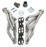 Hedman Street Headers 68606 Headers, Street, Mid-Length, Steel, Polished Silver Ceramic Coated, Chevy Small Block, Pair thumbnail 8