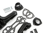 Hedman Traditional Block Hugger Headers for 1923-1949 STREET ROD - 68390 Headers, Traditional, Hugger, Steel, Temporary Paint, Chevy, Small Block, Pair thumbnail 6