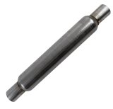 Hedman Glass Pack Steel 2.25 Inch Muffler 25007 Muffler, Pack, 2 1/4 in. Inlet/2 1/4 in. Outlet, Steel, Aluminized, Each thumbnail 1