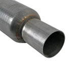 Hedman Glass Pack Steel 2.25 Inch Muffler 25007 Muffler, Pack, 2 1/4 in. Inlet/2 1/4 in. Outlet, Steel, Aluminized, Each thumbnail 2