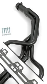 Hedman Street Headers for 1972-1983 CJ5, 1972-1975 CJ6, 1976-1983 CJ7 - 99190 Headers, Street, Fenderwell Exit, Steel, Temporary Paint, Jeep, V8, Pair thumbnail 6