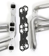 Hedman Elite Extreme-Duty Headers 69088 Headers, Extreme-Duty, Long Tube, Steel, Silver Ceramic Coated, Chevy, GMC, Small Block, Pair thumbnail 4