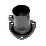 Hedman Oxygen Sensor Reducers with 2.25 Inch Outlet 21107 Header Reducer, Bung, 3-Bolt Flange, 3 in. Inlet, in. Outlet, Steel, Natural, Each thumbnail 3
