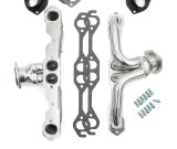 Hedman Traditional Block Hugger Headers 68396 Headers, Traditional, Hugger, Steel, Silver Ceramic Coated, Chevy, Small Block, Pair thumbnail 3