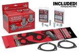 Hedman Traditional Block Hugger Headers 68396 Headers, Traditional, Hugger, Steel, Silver Ceramic Coated, Chevy, Small Block, Pair thumbnail 6