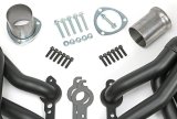 Hedman Specialty and Engine Swap Headers 68713 Headers, Mid-Length, Steel, Black Ceramic Coated, LS Swap, Chevy, Pair thumbnail 4