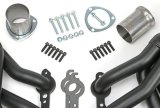 Hedman Specialty and Engine Swap Headers 68713 Headers, Mid-Length, Steel, Black Ceramic Coated, LS Swap, Chevy, Pair thumbnail 9