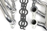 Hedman Hot Rodz Engine Swap Headers 68726 Headers, Swap, Mid-Length, Steel, Silver Ceramic Coated, Chevy, Pontiac, LS, Pair thumbnail 4
