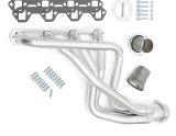 Hedman Elite Extreme-Duty Headers 89358 Headers, Extreme-Duty, Long Tube, Steel, Silver Ceramic Coated, Ford, 5.0L, Pair thumbnail 2