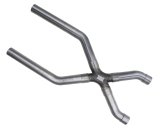 Hedman X-TREME X-Pipes 18830 Crossover Pipe, X-Pipe, Steel, Aluminized, 3 in. Diameter, Universal, Kit thumbnail 1