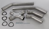 Hedman X-TREME X-Pipes 18830 Crossover Pipe, X-Pipe, Steel, Aluminized, 3 in. Diameter, Universal, Kit thumbnail 2