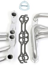 Hedman Elite Extreme-Duty Headers 69892 Headers, Extreme-Duty, Long Tube, Steel, Silver Ceramic Coated, Chevy, GMC, Small Block, Pair thumbnail 5