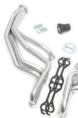 Hedman Elite Extreme-Duty Headers 69892 Headers, Extreme-Duty, Long Tube, Steel, Silver Ceramic Coated, Chevy, GMC, Small Block, Pair thumbnail 6