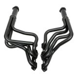 Hedman Street Headers 58150 Headers, Street, Long Tube, Steel, Temporary Paint, Oldsmobile, 400, 425, 455, Pair thumbnail 6