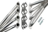 Hedman Street Headers 66001 Headers, Street, Long Tube, Steel, Silver Ceramic Coated, Chevy, 396, 402, 427, 454, Pair thumbnail 4