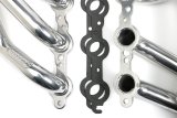 Hedman Hot Rodz Engine Swap Headers 68716 Headers, Swap, Mid-Length, Steel, Silver Ceramic Coated, Chevy, Pontiac, Pair thumbnail 5