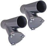 Hedman Quick-Eze 2.5 Inch Exhaust Cutouts 16250 Cutouts, Quick-Eze, Manual, Steel, Weld-On, 2 1/2 in. Diameter, Pair thumbnail 2