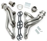 Hedman 304 Stainless Steel Headers 62010 Headers, Mid-Length, Steel, Natural, Chevrolet, GMC, Pair thumbnail 1