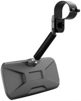 Seizmik Wide Angle Rear View Mirrors 56-18052 Mirror, View, Angle, Rectangular, Black Steel Bracket, Can-Am, Kubota, Each thumbnail 1