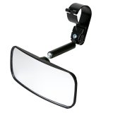 Seizmik Wide Angle Rear View Mirrors 56-18052 Mirror, View, Angle, Rectangular, Black Steel Bracket, Can-Am, Kubota, Each thumbnail 2