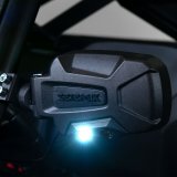 Seizmik Pursuit Night Vision Side View Mirrors 56-18087KIT Mirror, Pursuit, Cree LED, 1.875 in./2.000 in. ROPS, Aluminum, Black, Can-Am, Kawasaki, Kubota, Yamaha, Pair thumbnail 4