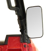 Seizmik Side View Mirrors 56-18084 Mirrors, Custom, Convex, Manual, Rectangular, Black ABS Plastic Housing, 7.750 in. Width, 4.375 in. Height, Polaris, Pair thumbnail 2