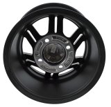 ITP SS212 Black Machined Alloy Wheels 12x7 Wheel, SS212, Aluminum, Machined, Accents, 12 in. x 7.0 in., 4 x 110mm Bolt Circle, 2.00 in. Backspace, Each thumbnail 4